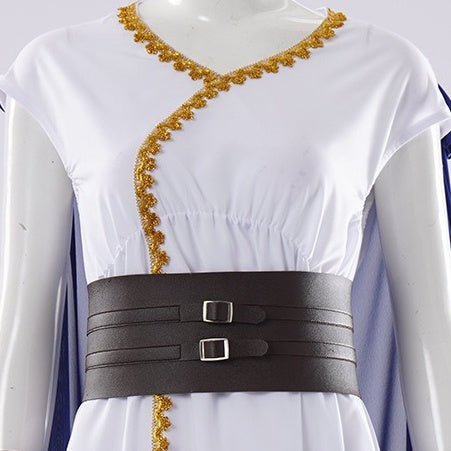 Elegant vintage - inspired goddess dress perfect for Halloween, themed parties, and mythological role - play events. - Coscosmos