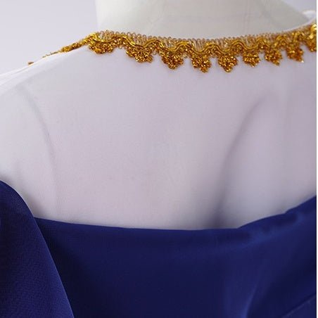 Elegant vintage - inspired goddess dress perfect for Halloween, themed parties, and mythological role - play events. - Coscosmos