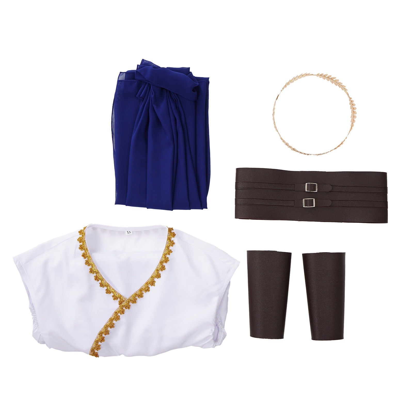 Elegant vintage - inspired goddess dress perfect for Halloween, themed parties, and mythological role - play events. - Coscosmos