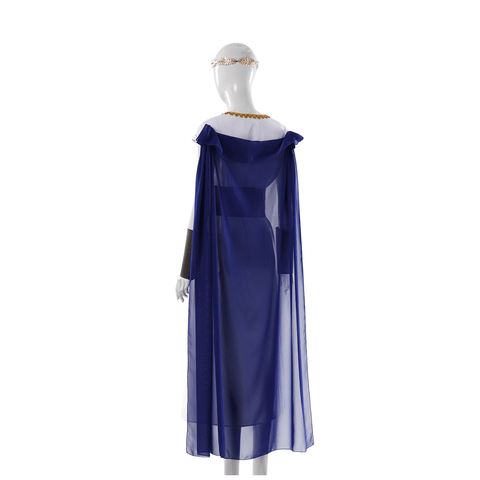 Elegant vintage - inspired goddess dress perfect for Halloween, themed parties, and mythological role - play events. - Coscosmos