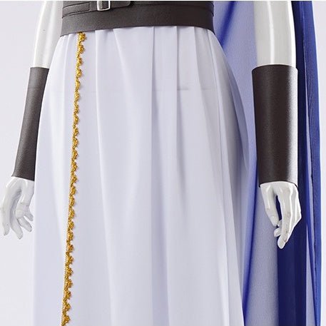 Elegant vintage - inspired goddess dress perfect for Halloween, themed parties, and mythological role - play events. - Coscosmos