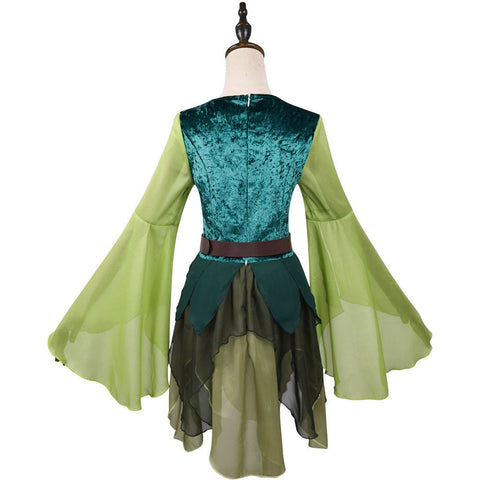 Elegant Women's Medieval The Wizard of Oz Costume Green Dress - Coscosmos