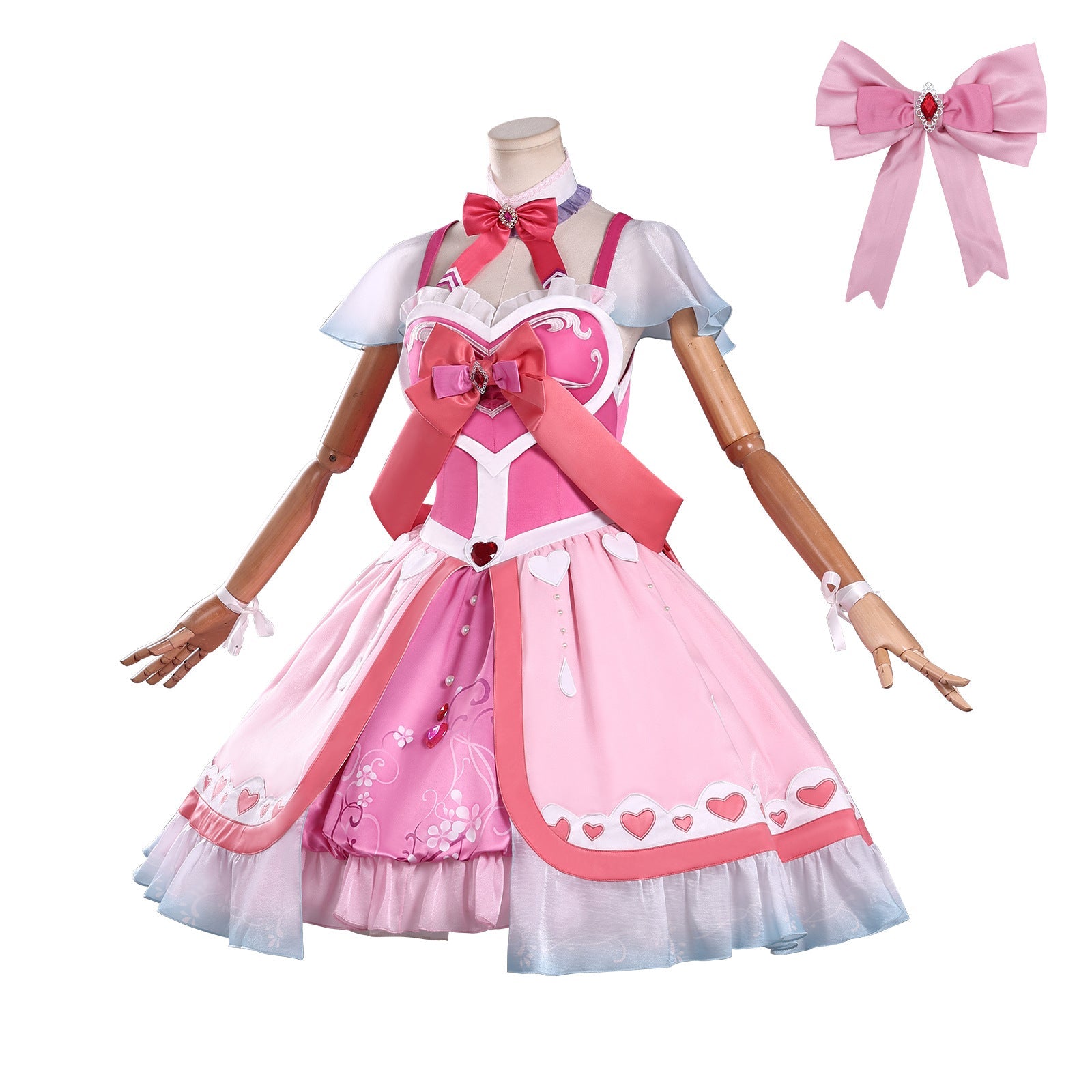Elf Dream Ye Luoli Cosplay Costume - Love Princess Ai Zhen Saint - level Fairy Casual Dress Anime Cos Full Set - Coscosmos