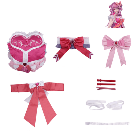 Elf Dream Ye Luoli Cosplay Costume - Love Princess Ai Zhen Saint - level Fairy Casual Dress Anime Cos Full Set - Coscosmos