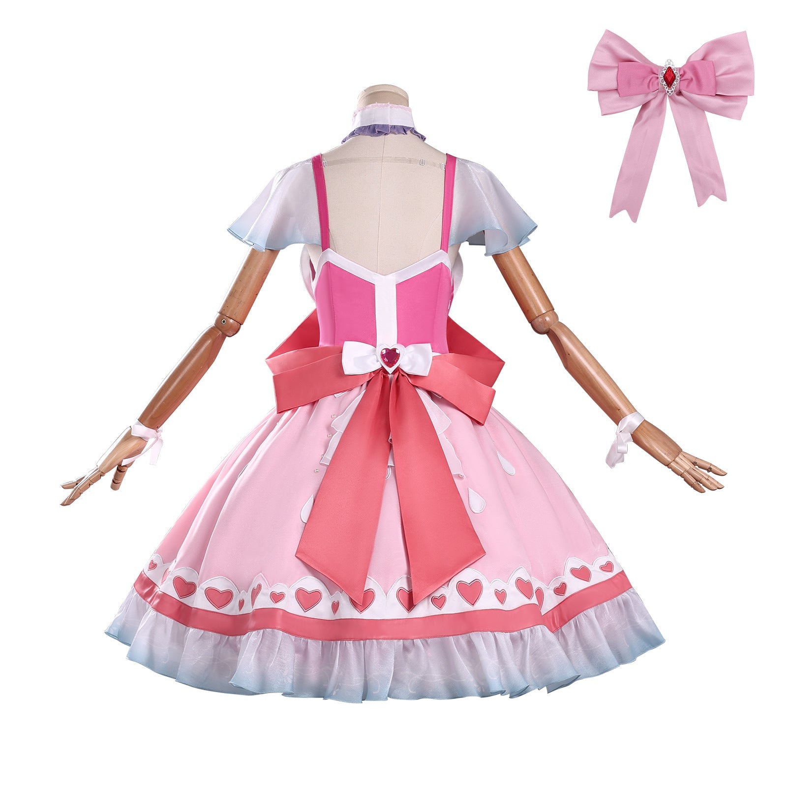 Elf Dream Ye Luoli Cosplay Costume - Love Princess Ai Zhen Saint - level Fairy Casual Dress Anime Cos Full Set - Coscosmos