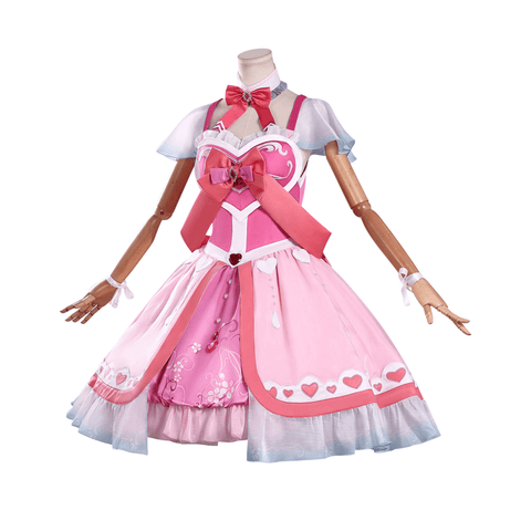 Elf Dream Ye Luoli Cosplay Costume - Love Princess Ai Zhen Saint - level Fairy Casual Dress Anime Cos Full Set - Coscosmos