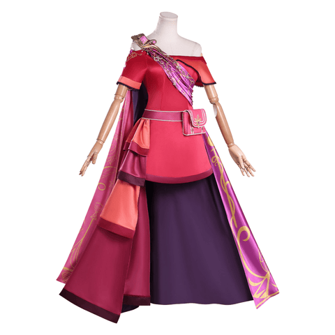 Elf Dream Ye Luoli Cosplay Costume - Ye Luoli Warrior Qina Magician Transformation Outfit Anime Cos Full Set - Coscosmos