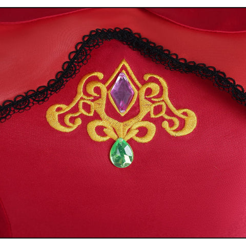 Elf Dream Ye Luoli Cosplay Costume - Ye Luoli Warrior Qina Transformation Outfit Anime Cos Full Set - Coscosmos