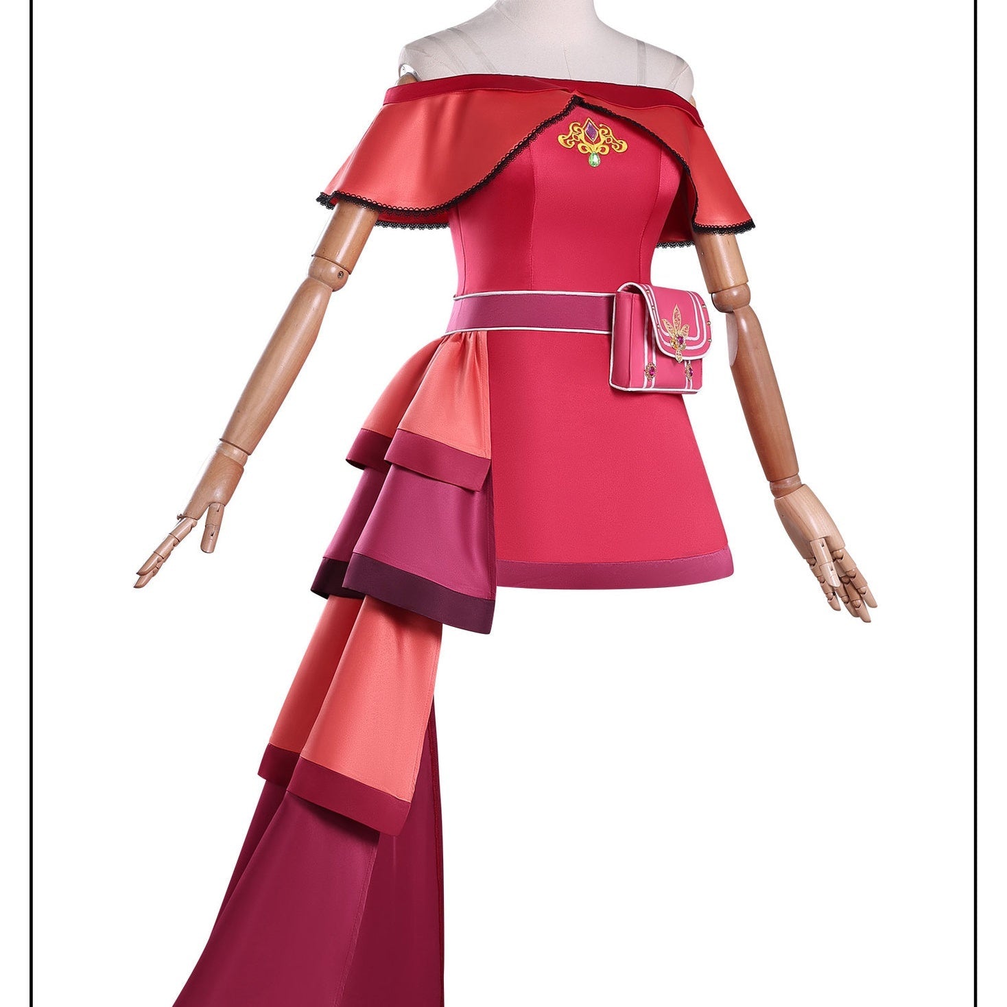Elf Dream Ye Luoli Cosplay Costume - Ye Luoli Warrior Qina Transformation Outfit Anime Cos Full Set - Coscosmos