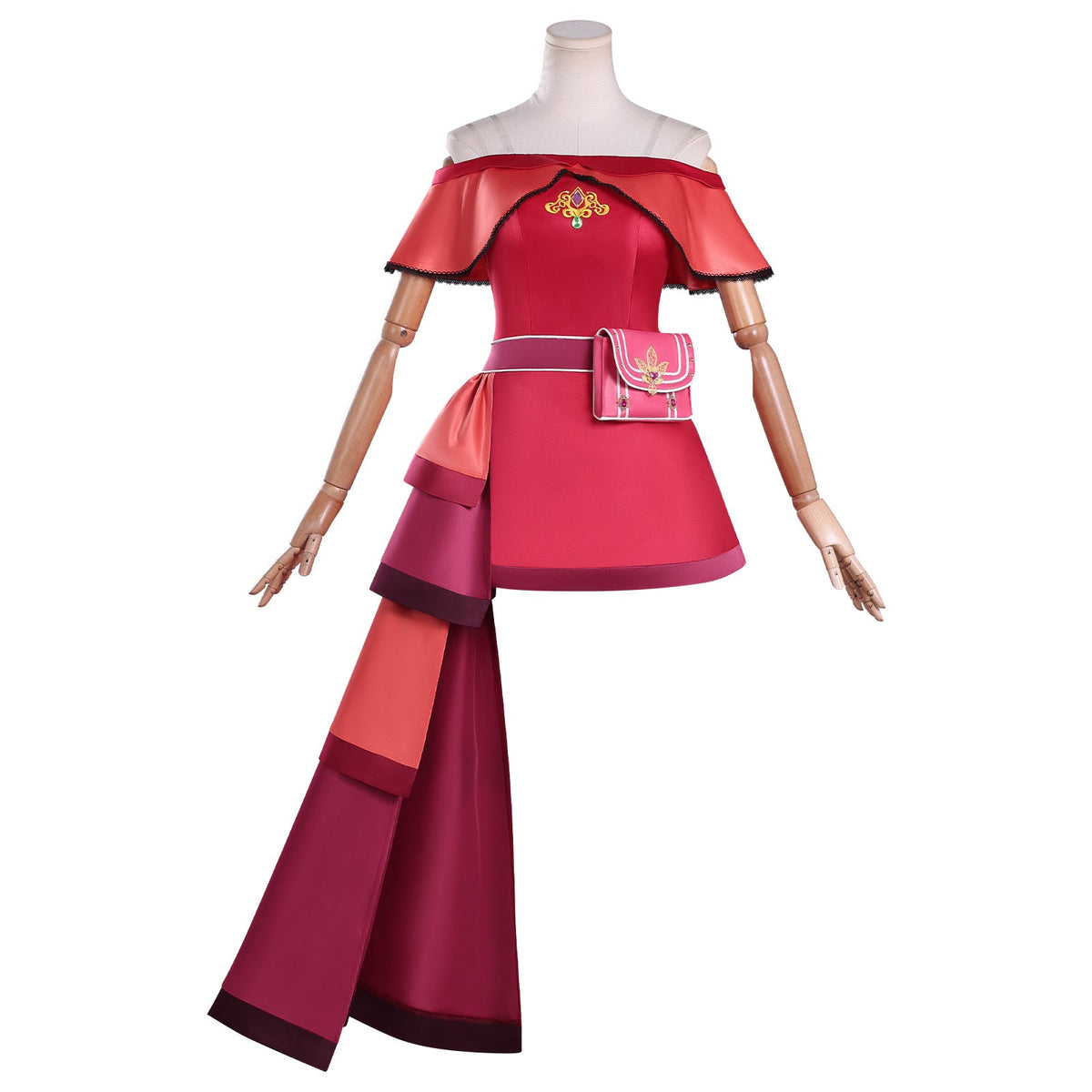 Elf Dream Ye Luoli Cosplay Costume - Ye Luoli Warrior Qina Transformation Outfit Anime Cos Full Set - Coscosmos