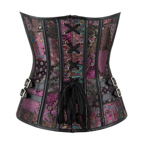 Emily New Purple Gothic Punk - Style Bustier Corset Top Sleeveless for Cosplay - Coscosmos