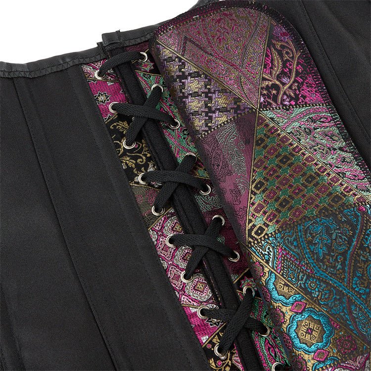 Emily New Purple Gothic Punk - Style Bustier Corset Top Sleeveless for Cosplay - Coscosmos