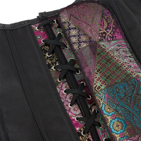 Emily New Purple Gothic Punk - Style Bustier Corset Top Sleeveless for Cosplay - Coscosmos