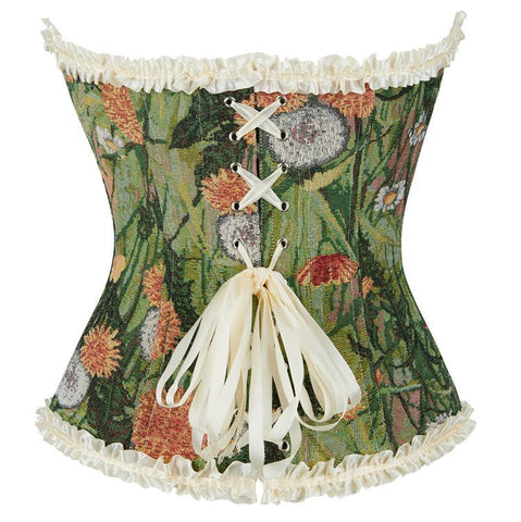 Emily Retro Oil Painting - Style Women's Waist - Cinching Bustier Corset - Elegant Cosplay Costume - Coscosmos
