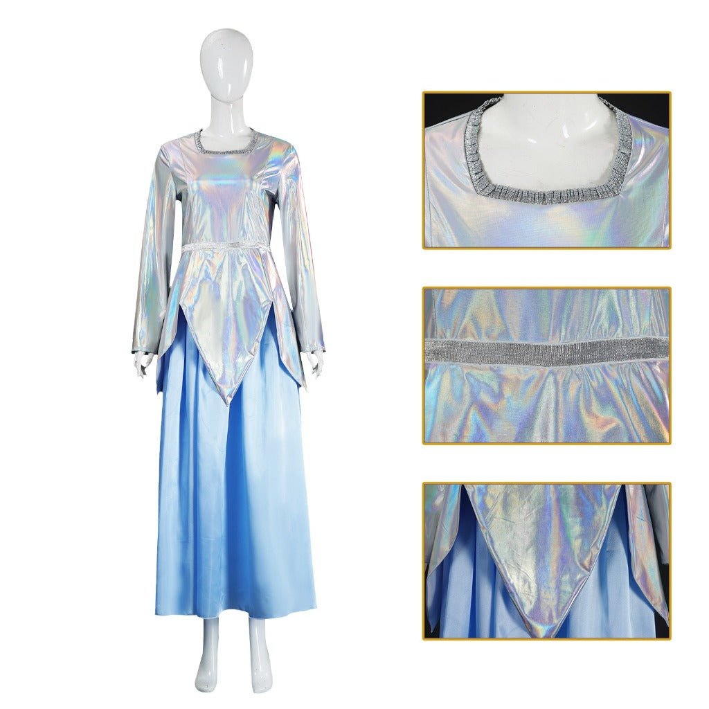 Enchanting Cinderella Fairy Godmother Costume for Halloween Magic - Coscosmos
