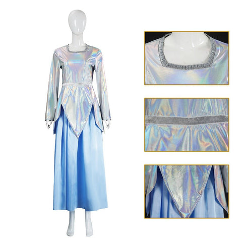 Enchanting Cinderella Fairy Godmother Costume for Halloween Magic - Coscosmos