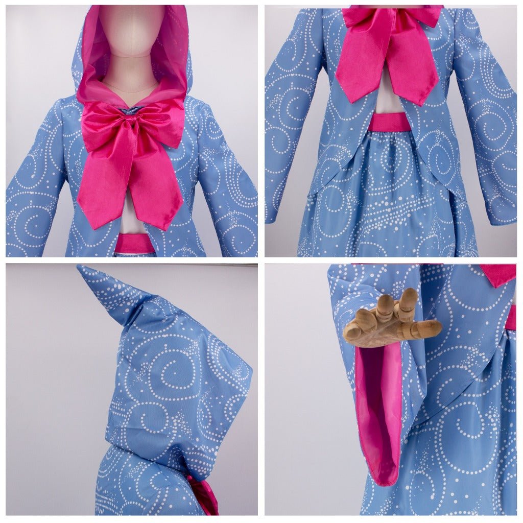 Enchanting Cinderella Fairy Godmother Costume for Halloween Magic - Coscosmos