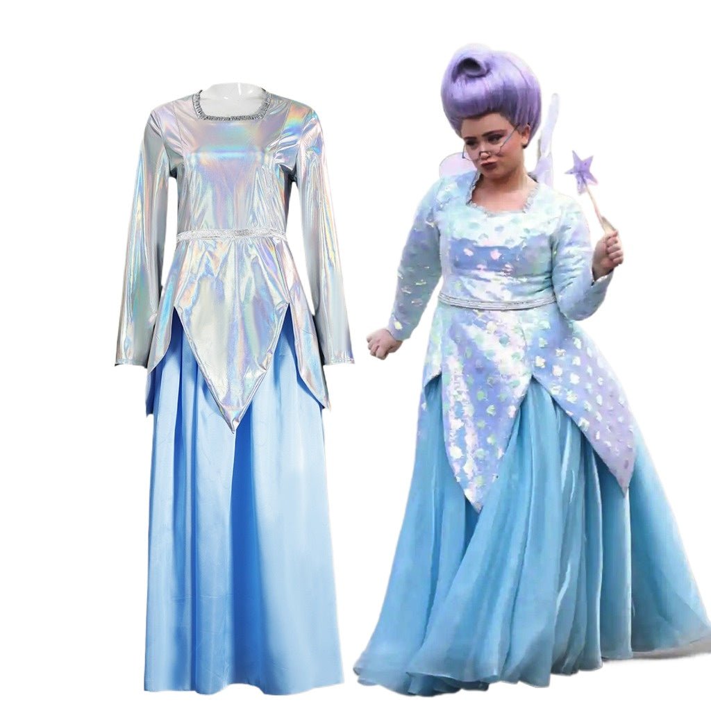 Enchanting Cinderella Fairy Godmother Costume for Halloween Magic - Coscosmos
