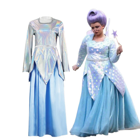 Enchanting Cinderella Fairy Godmother Costume for Halloween Magic - Coscosmos