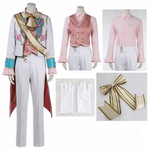 Ensemble Stars!! Fine Eichi Tenshouin, Wataru Hibiki, Yuzuru Fushimi, Tori Himemiya Full Group Anime Cosplay Costume - Coscosmos