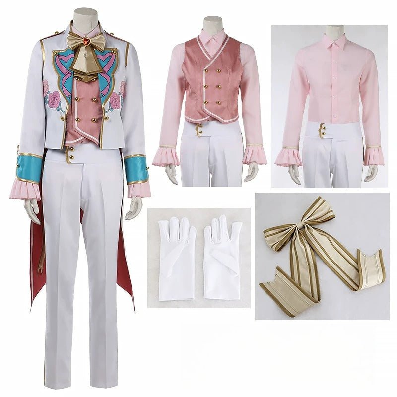 Ensemble Stars!! Fine Eichi Tenshouin, Wataru Hibiki, Yuzuru Fushimi, Tori Himemiya Full Group Anime Cosplay Costume - Coscosmos