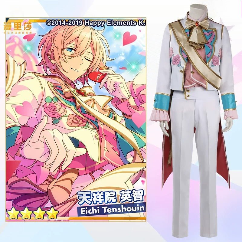 Ensemble Stars!! Fine Eichi Tenshouin, Wataru Hibiki, Yuzuru Fushimi, Tori Himemiya Full Group Anime Cosplay Costume - Coscosmos
