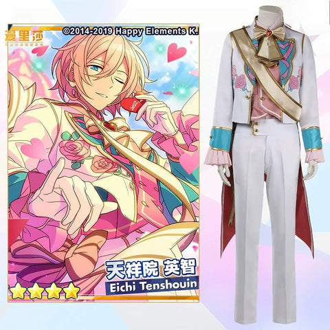 Ensemble Stars!! Fine Eichi Tenshouin, Wataru Hibiki, Yuzuru Fushimi, Tori Himemiya Full Group Anime Cosplay Costume - Coscosmos