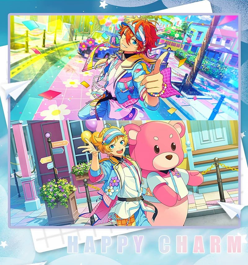Ensemble Stars Happy Charm Cosplay Costume Akehoshi Subaru Harukawa Sora Jun - Coscosmos