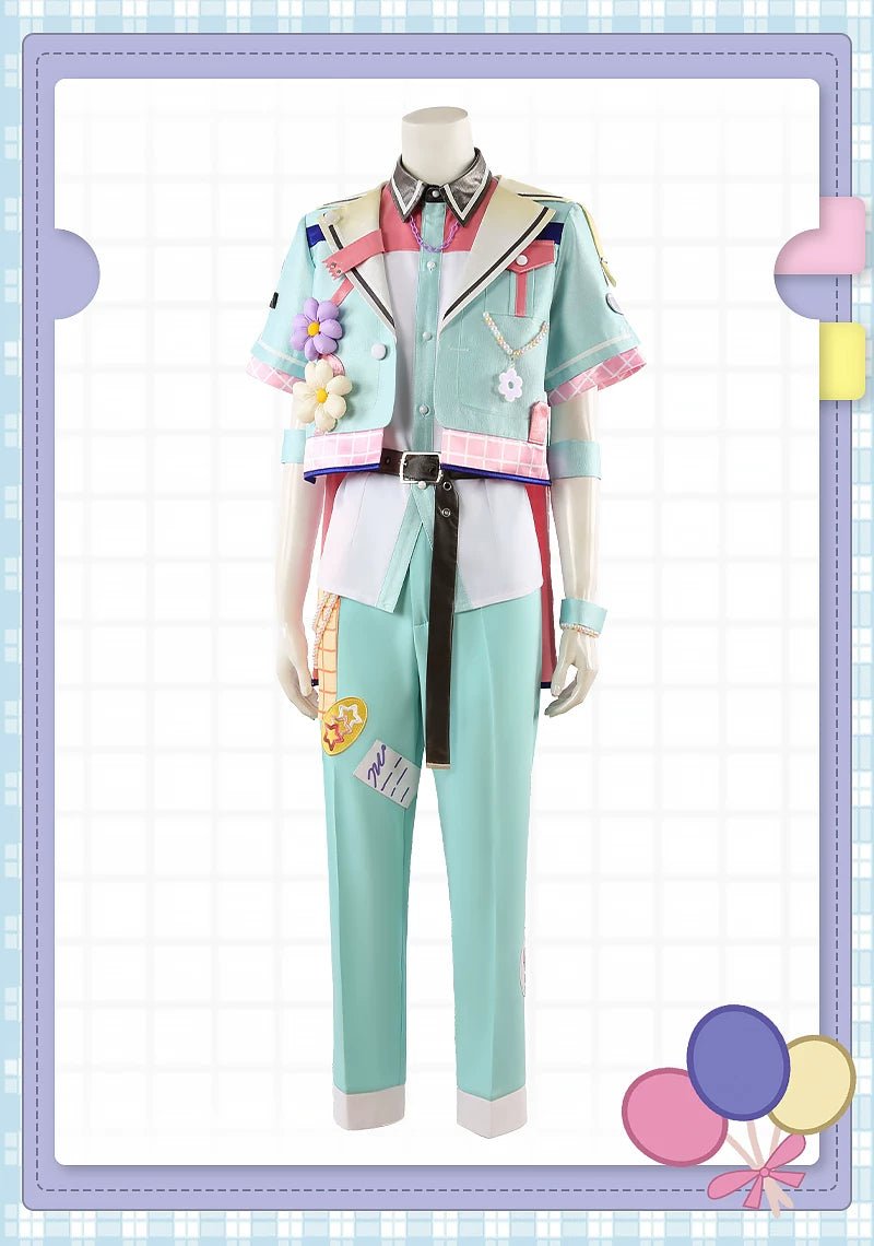 Ensemble Stars Happy Charm Cosplay Costume Akehoshi Subaru Harukawa Sora Jun - Coscosmos