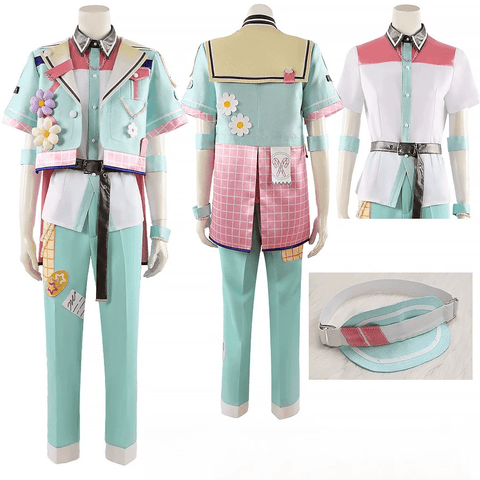 Ensemble Stars Happy Charm Cosplay Costume Akehoshi Subaru Harukawa Sora Jun - Coscosmos