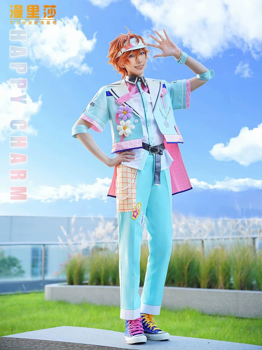Ensemble Stars Happy Charm Cosplay Costume Akehoshi Subaru Harukawa Sora Jun - Coscosmos