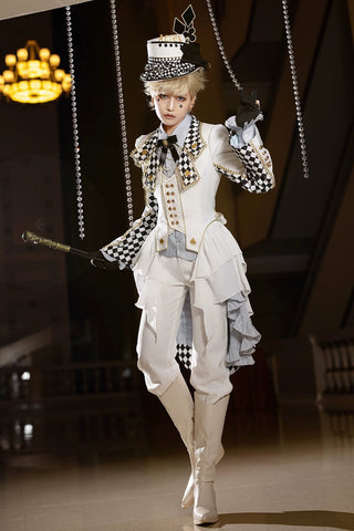 Eternal Lost Alice Original Design Prince Style Neutral Elegant Trench Coat - Coscosmos