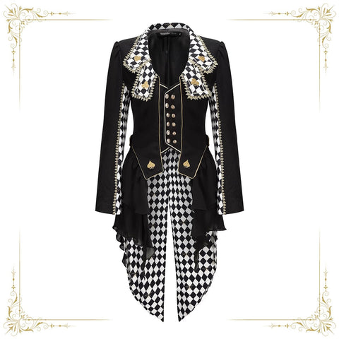 Eternal Lost Alice Original Design Prince Style Neutral Elegant Trench Coat - Coscosmos
