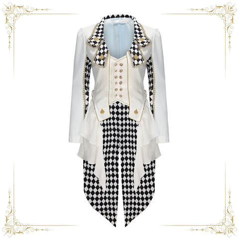 Eternal Lost Alice Original Design Prince Style Neutral Elegant Trench Coat - Coscosmos