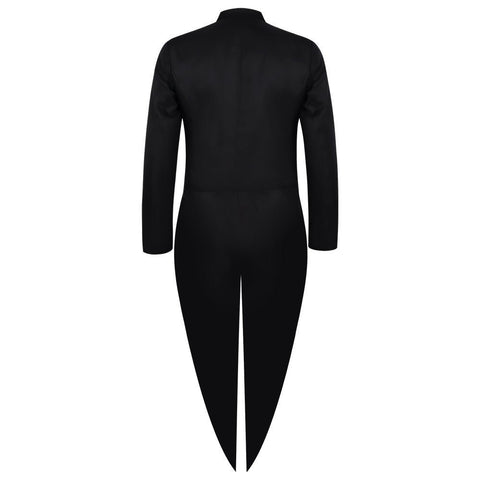 European and American Medieval Foreign Trade Men's Gothic Suit Stage Performance Costume Retro Long Tail Coat - Coscosmos