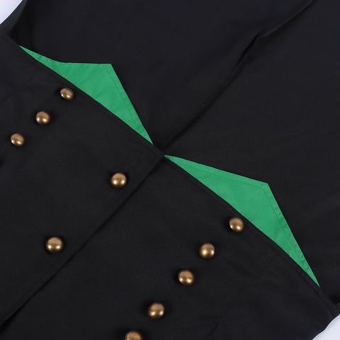 European and American Medieval Foreign Trade Men's Gothic Suit Stage Performance Costume Retro Long Tail Coat - Coscosmos