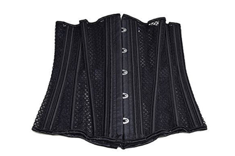 European Laced Waist Cincher Summer Breathable Short Outerwear Corset - Medieval European Court Fashion - Coscosmos