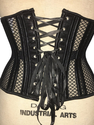 European Laced Waist Cincher Summer Breathable Short Outerwear Corset - Medieval European Court Fashion - Coscosmos
