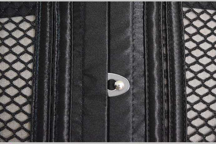 European Laced Waist Cincher Summer Breathable Short Outerwear Corset - Medieval European Court Fashion - Coscosmos
