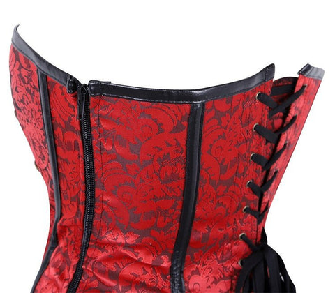 European Medieval Noblewoman Gothic Corset 4 - Piece Set - Noblewoman Corset Top - Coscosmos