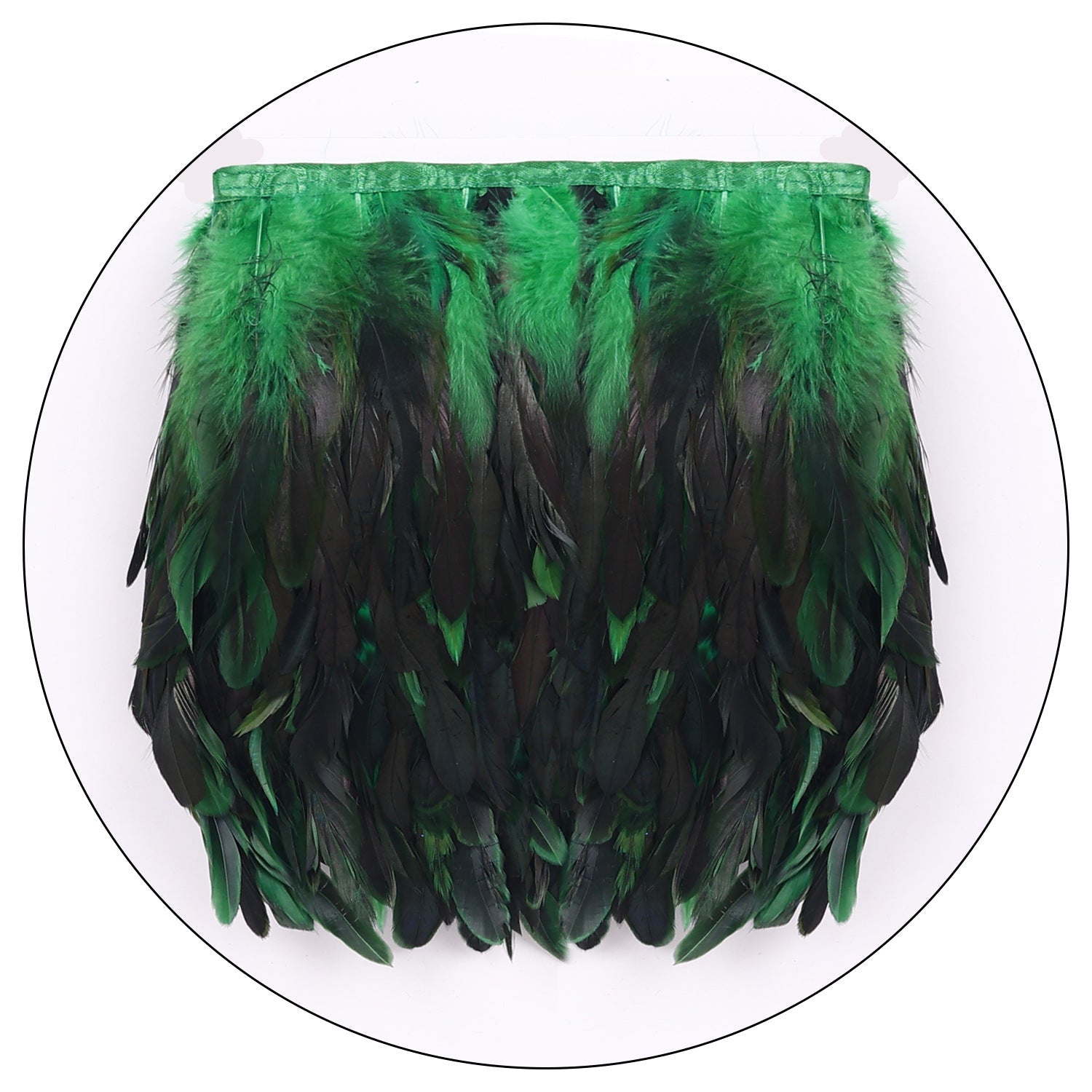 European/American Lace Feather Exaggerated Collar Cape Halloween Costume - Exaggerated Lace Feather Collar - Coscosmos