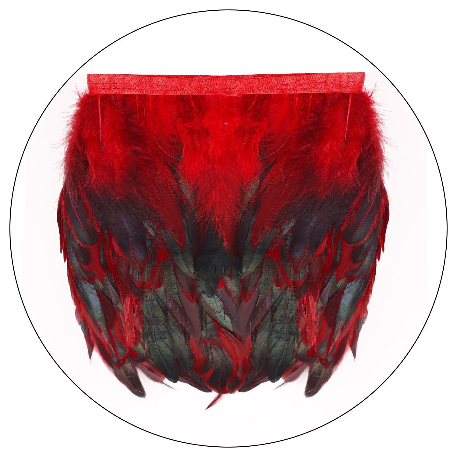 European/American Lace Feather Exaggerated Collar Cape Halloween Costume - Exaggerated Lace Feather Collar - Coscosmos
