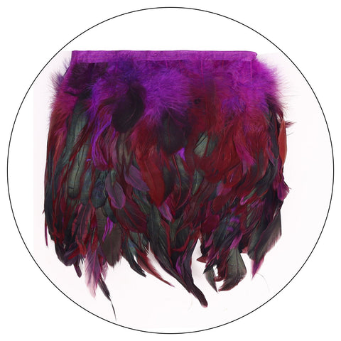European/American Lace Feather Exaggerated Collar Cape Halloween Costume - Exaggerated Lace Feather Collar - Coscosmos