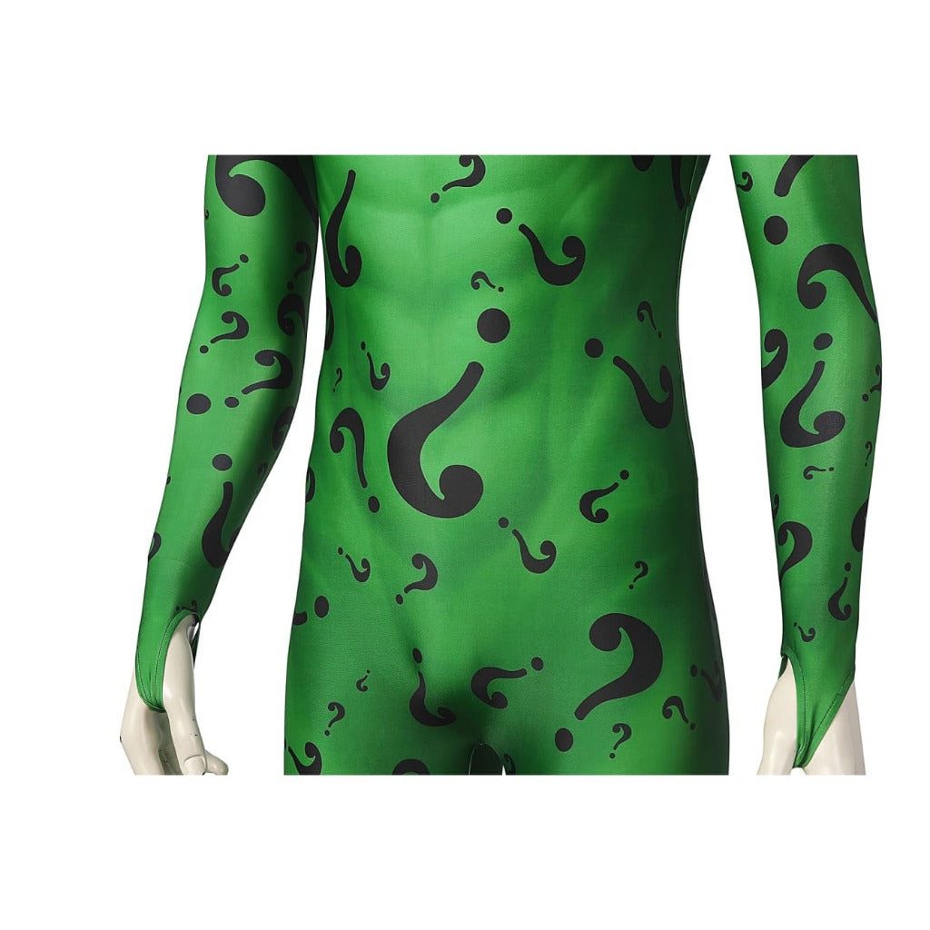 Batman Forever Riddler Costume for Men, Green Suit