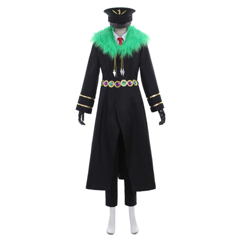 Black and White Moritatsu Three-Leaf Pheasant Cosplay Costume