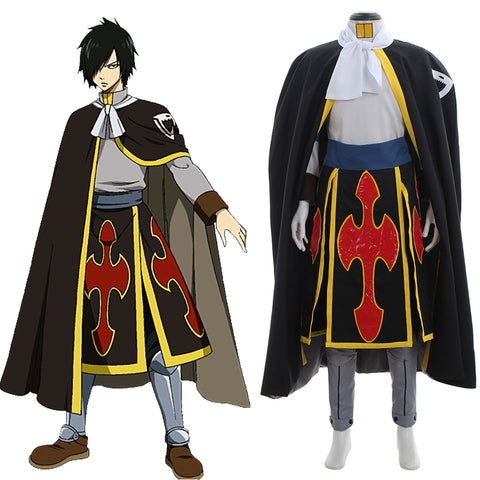 Fairy Tail Dragon Slayer Shadow Dragon Rogue Cheney Ryos Cosplay Costume