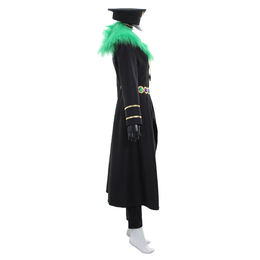 Black and White Moritatsu Three-Leaf Pheasant Cosplay Costume