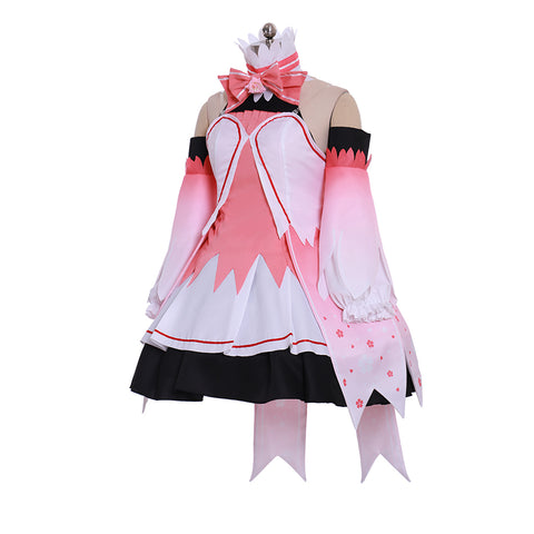 Vocaloid Hatsune Miku Sakura Miku Pink Dress Cosplay Costume