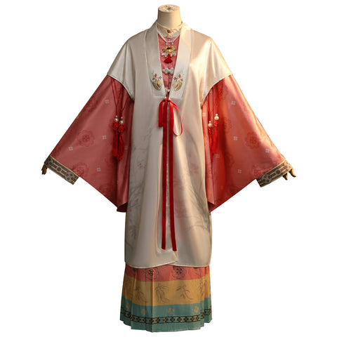 Reverse:1999 Sufi Red Thread Fate Cosplay Costume, Ancient Chinese Hanfu Style Sufi Cosplay Outfit