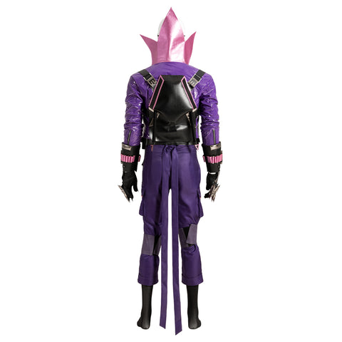 Across The Spider Verse The Prowler Miles Cosplay Costume - Purple Spider-Man Outfit